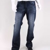 This is a slim boot cut jean inspired by vintage workwear. Each jean will have its own unique markings and individuality. Wear your pair without washing for at least 90 days to further develop the personality of your denim.