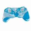 Silicon Protective Skin Case for PS3 Controller Blue-White. Christmas Shopping, 4% off plus free Christmas Stocking and Christmas Hat!