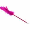 Red Fancy Goose Feather Writing Ballpoint Pen. Christmas Shopping, 4% off plus free Christmas Stocking and Christmas Hat!