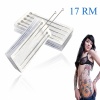 100pcs Professional Sterilized Round Magnum Tattoo Needles 17RM. Christmas Shopping, 4% off plus free Christmas Stocking and Christmas Hat!