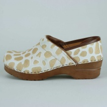 Sanita Giraffe Print Clog