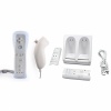 2 x Battery & Dual Charger Station Dock + Remote and Nunchuk Controller for Wii White. Christmas Shopping, 4% off plus free Christmas Stocking and Christmas Hat!