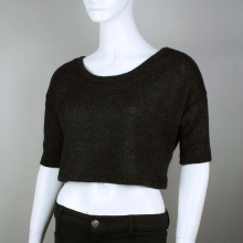 Tres Bien Mellisa 3/4 Sleeve Crop Top