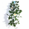 White Daisy Garland Wedding Decor Silk Flowers. Christmas Shopping, 4% off plus free Christmas Stocking and Christmas Hat!