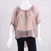 Umgee Galena Sheer Peasant Top