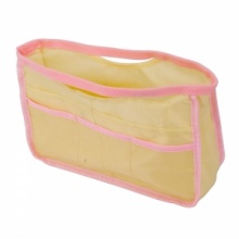 Cosmetics Storage Bag Multiple Pockets Yellow. Christmas Shopping, 4% off plus free Christmas Stocking and Christmas Hat!