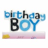 Lovely Birthdayboy Letters Pattern Cake Candles. Christmas Shopping, 4% off plus free Christmas Stocking and Christmas Hat!