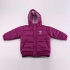 A sporty jacket for a sporty kid, the adidas Winter Jacket has an attached hood for extra protection.