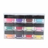 12 Color UV Gel Nail UV Gel Builder Powder Set 2#. Christmas Shopping, 4% off plus free Christmas Stocking and Christmas Hat!