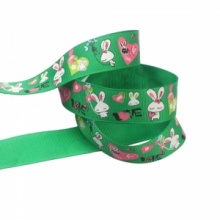 7/8 1 Yard Rabbit Design Grosgrain Ribbon Green. Christmas Shopping, 4% off plus free Christmas Stocking and Christmas Hat!