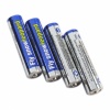 4pcs LR03 AAA 1.5V Fly Snowleopard Alkaline Batteries Blue and Gray. Christmas Shopping, 4% off plus free Christmas Stocking and Christmas Hat!