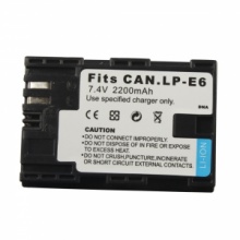 New LP-E6 Canon Camera Battery Pack for EOS 5D Mark II. Christmas Shopping, 4% off plus free Christmas Stocking and Christmas Hat!