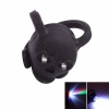 2 LED Cute Skull Safety Warning Bicycle Light Black. Christmas Shopping, 4% off plus free Christmas Stocking and Christmas Hat!