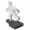 4 Port Silver Olympic Sport Kid-shaped Hi-speed USB 2.0 Hub. Christmas Shopping, 4% off plus free Christmas Stocking and Christmas Hat!