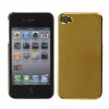 Plating Smooth Hard Case Cover for iPhone 4 Golden. Christmas Shopping, 4% off plus free Christmas Stocking and Christmas Hat!