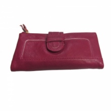 Fashionable Women Buckle Design Wallet Purple. Christmas Shopping, 4% off plus free Christmas Stocking and Christmas Hat!