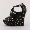 Posh Daria Studded Platform Wedge