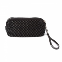 Women Imitation Pearls Evening Clutch Bag Black. Christmas Shopping, 4% off plus free Christmas Stocking and Christmas Hat!