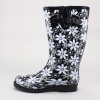 Keep your feet dry and comfy while skipping through the rain in this stylish rain boot!