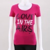 A super soft tee that expresses " Love is in the Airs.