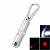 2 in 1 5mW 650nm Red Laser Pointer Flashlight Keychain Silver (3*LR44). Christmas Shopping, 4% off plus free Christmas Stocking and Christmas Hat!