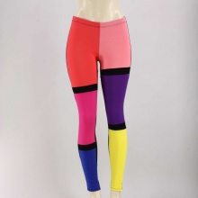 WHOOOOAAHHH...Check out these colorblock leggings. Definitely a statement and only fashionistas with the confidence need apply.