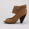 Bamboo Usher Ankle Wrap Banana Heel