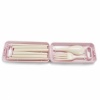 Light Pink Folding Tableware Set. Christmas Shopping, 4% off plus free Christmas Stocking and Christmas Hat!