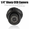 1/4 Sharp HD CCD 420TVL 24IR LED Security Night Vision Metal Camera. Christmas Shopping, 4% off plus free Christmas Stocking and Christmas Hat!