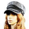 Cool Sailor Newsboy Navy Cap Captain Hat Beret Gray. Christmas Shopping, 4% off plus free Christmas Stocking and Christmas Hat!