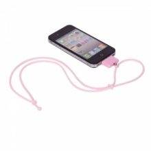 Fashion Neck Strap Connector for iPod/iPhone Pink. Christmas Shopping, 4% off plus free Christmas Stocking and Christmas Hat!