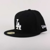 New Era Los Angeles Dodgers Black on White 59FIFTY