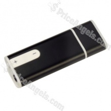 Mini USB Flash/Jump Drive Rechargeable MP3 Player with Clip(2GB/Black)