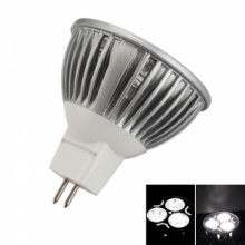 MR16 3W 240 Lumen 6000K Pure White LED Light Bulb (12V). Christmas Shopping, 4% off plus free Christmas Stocking and Christmas Hat!