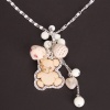 Fashion Cute Bear Rhinestone-stud Pendant Sweater Chain. Christmas Shopping, 4% off plus free Christmas Stocking and Christmas Hat!