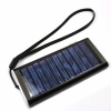 Solar Panel USB Battery Charger with Flashlight Black. Christmas Shopping, 4% off plus free Christmas Stocking and Christmas Hat!