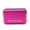 E818 Aluminum Alloy Mini Speaker Pink. Christmas Shopping, 4% off plus free Christmas Stocking and Christmas Hat!