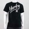 Hurley goes goth in this regular fit tee. This classic Hurley style features a ribbed crew neck, printed inside label & woven logo tag along the front hem. 100% Cotton. Machine Wash. Imported.