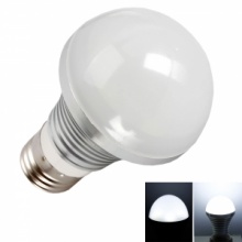 E27 5W 6000-6500K Pure White LED Light Bulb Silver (85V-265V). Christmas Shopping, 4% off plus free Christmas Stocking and Christmas Hat!