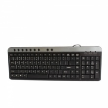 KM1980 Black Multimedia USB Interface Wired Computer Keyboard. Christmas Shopping, 4% off plus free Christmas Stocking and Christmas Hat!