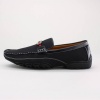 This men's casual shoe is perfect to complete your casual look. Features a synthetic leather upper with moc toe, easy slip-on design and an island-style outsole. Imported.