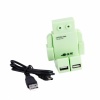 4 Ports USB 2.0 Robot Hub LED Eyes Green. Christmas Shopping, 4% off plus free Christmas Stocking and Christmas Hat!