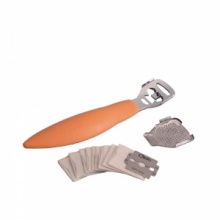 Callus Remover Shaver Foot Rasp with 10 Blades Orange. Christmas Shopping, 4% off plus free Christmas Stocking and Christmas Hat!