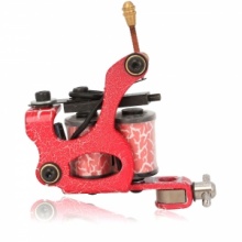 HB-WPT076D 10 Wrap Coils Low-Carbon Steel Beginner Liner Shader Tattoo Machine Red. Christmas Shopping, 4% off plus free Christmas Stocking and Christmas Hat!