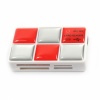 43 in 1 Small Dressing-shaped Hi-speed USB 2.0 Card Reader Red-gray. Christmas Shopping, 4% off plus free Christmas Stocking and Christmas Hat!