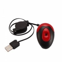 USB HD Webcam Web Camera with Retractable Cable Red. Christmas Shopping, 4% off plus free Christmas Stocking and Christmas Hat!