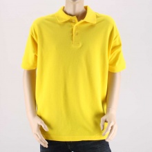 A solid pique polo is a must have for any kids' outfit. Keep him looking his best with this vibrant shirt.