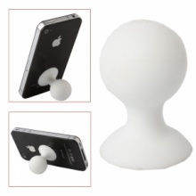 Suction Ball Stand Holder for iPhone/iTouch White. Christmas Shopping, 4% off plus free Christmas Stocking and Christmas Hat!