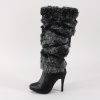 Lush faux fur makes this boot the perfect chic winter style.