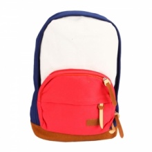 Women Zipper Closure Canvas Backpack Blue. Christmas Shopping, 4% off plus free Christmas Stocking and Christmas Hat!